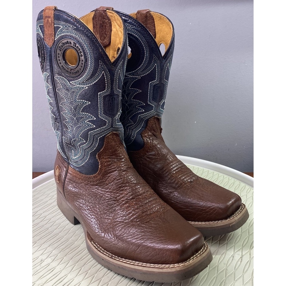Nokota Horse Womens Western Leather Cowboy Riding Boots Cowgirl Brown&Green US 7